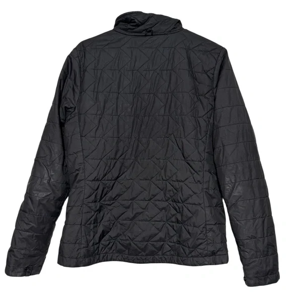The North Face Black Quilted Jacket Coat Women Size L Classic Fall Lightweight - Picture 2 of 5